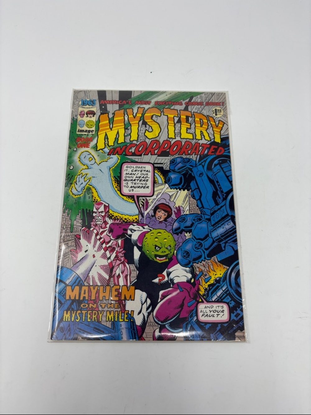 Mystery Incorporated #1 Comic Book — Colorful Vintage Cover 1963